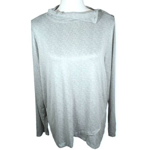 ST. JOHN'S BAY ACTIVE GRAY PULLOVER SZ.XL NWT - Picture 1 of 7